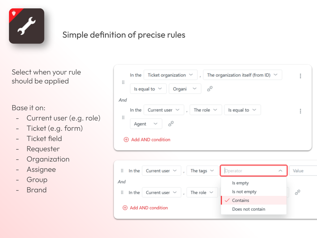Fields Manager dashboard view — Agent Productivity app on the Zendesk Marketplace